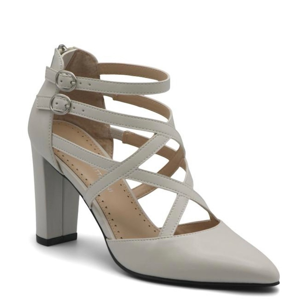 Adrienne Vittadini
Women’s Nanda Ankle Strap Pump Heels Womens 7.5